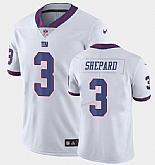 Nike Giants 3 Sterling Shepard White Color Rush Limited Jersey Dzhi,baseball caps,new era cap wholesale,wholesale hats